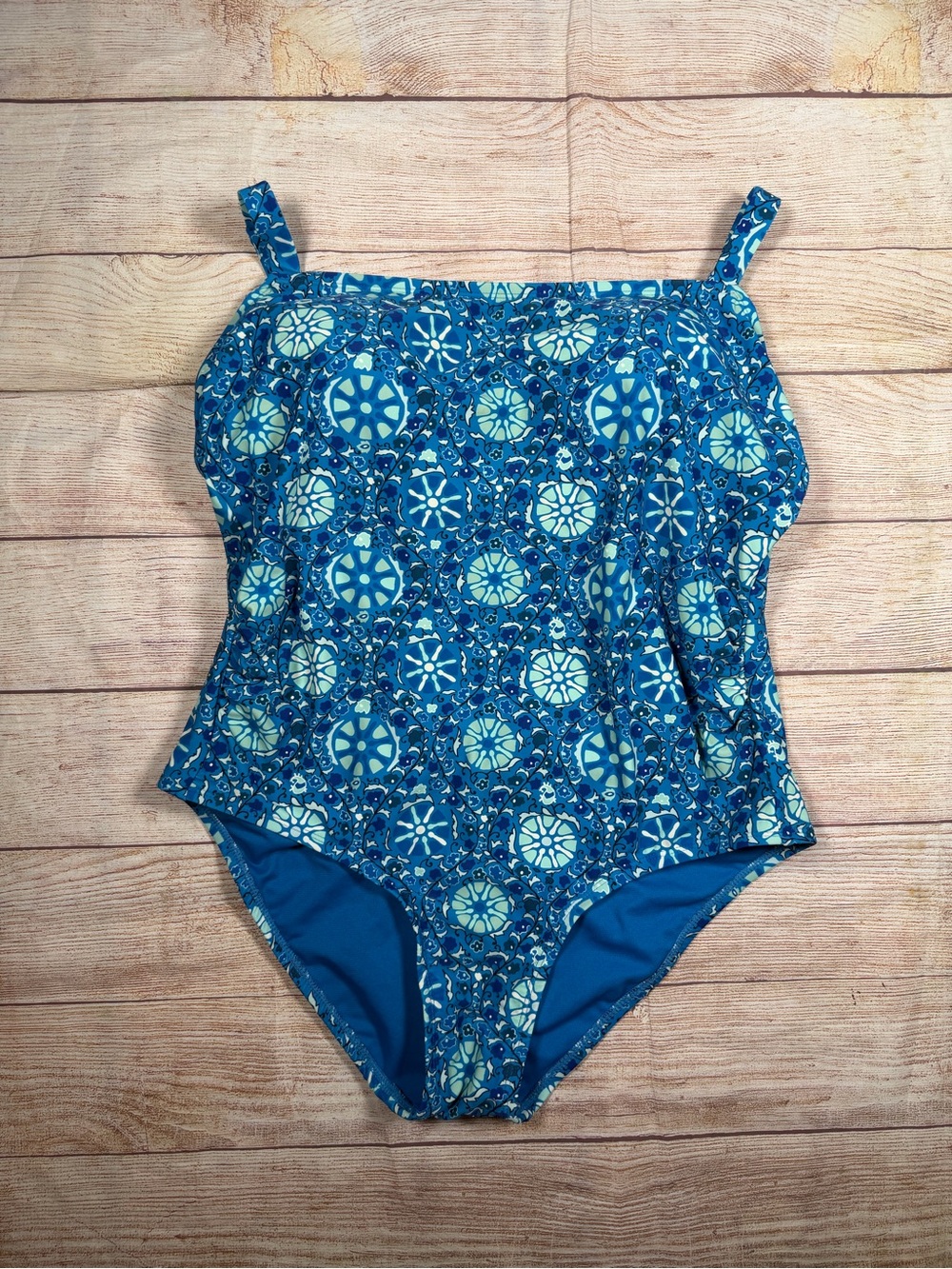 RHODE x Target Blue Patterned One-Piece Swimsuit